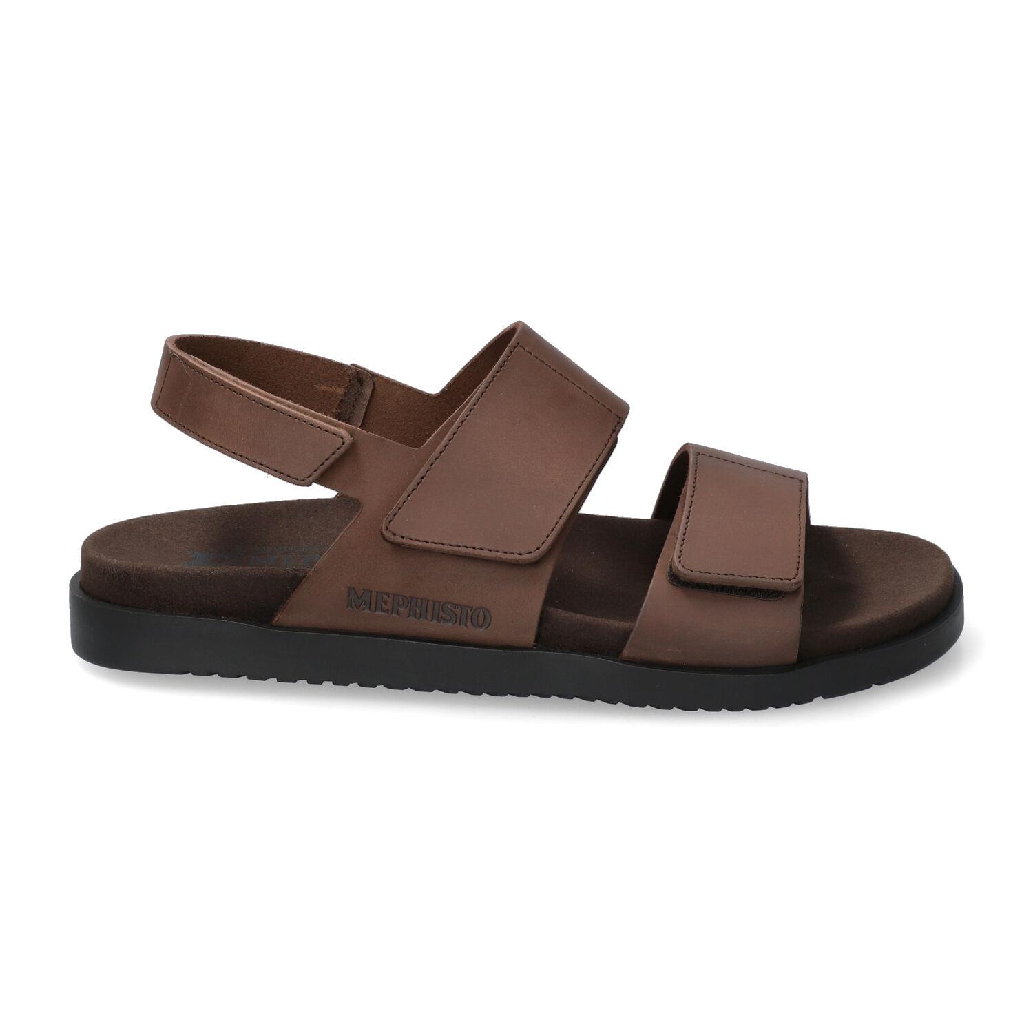 sandales homme modèle Gautier Brun foncé - Mephisto